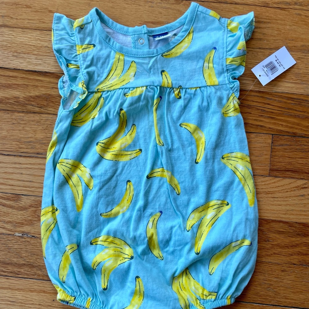 Banana Bubble Romper